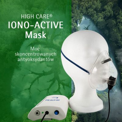 IONO-ACTIVE MASK - osobisty jonizator, generator ujemnych jonów tlenu